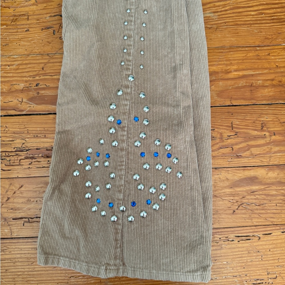 Bebe studded flare cords size 27
